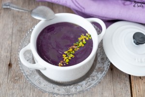 Vellutata di carote viola