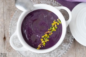 Vellutata di carote viola