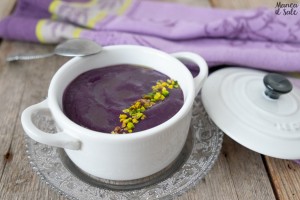 Vellutata di carote viola