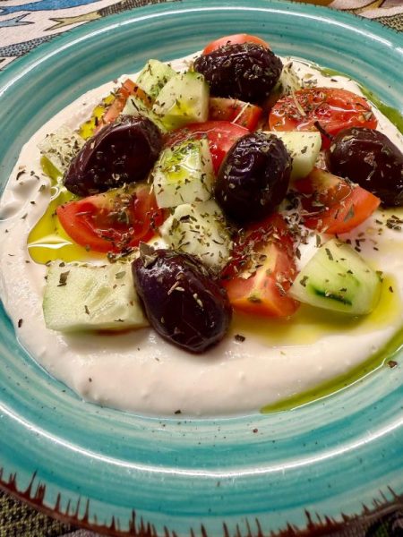 feta montata insalata greca