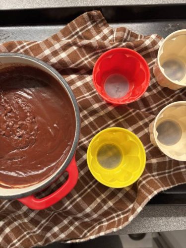 budino al cioccolato fatto in casa gluten free senza uova