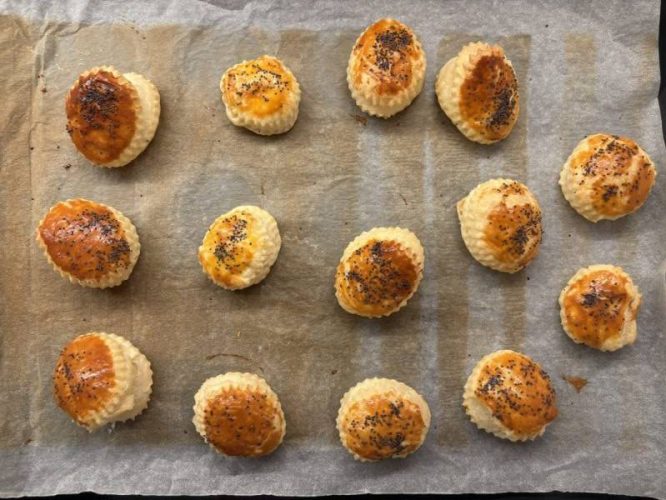 Conchiglie di pasta sfoglia