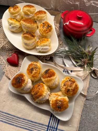 Conchiglie di pasta sfoglia